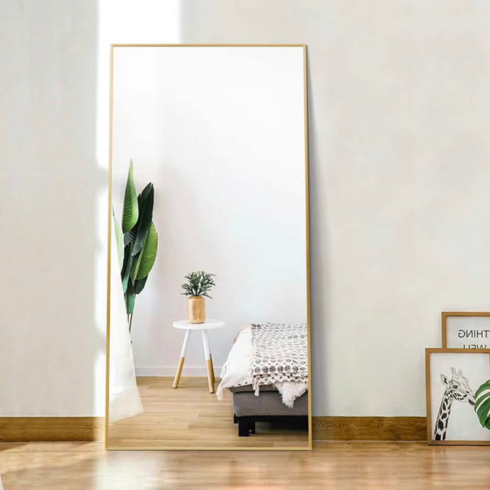 6ft Gold Frame Mirror